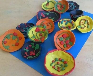 Лепка миски