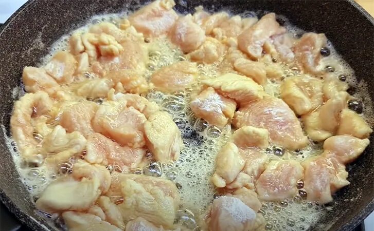 Сколько жарится куриная