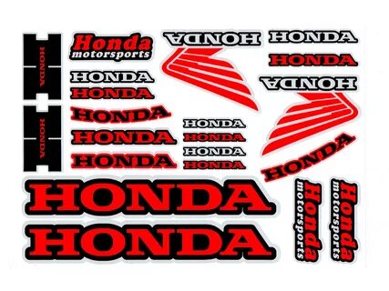 Наклейки honda