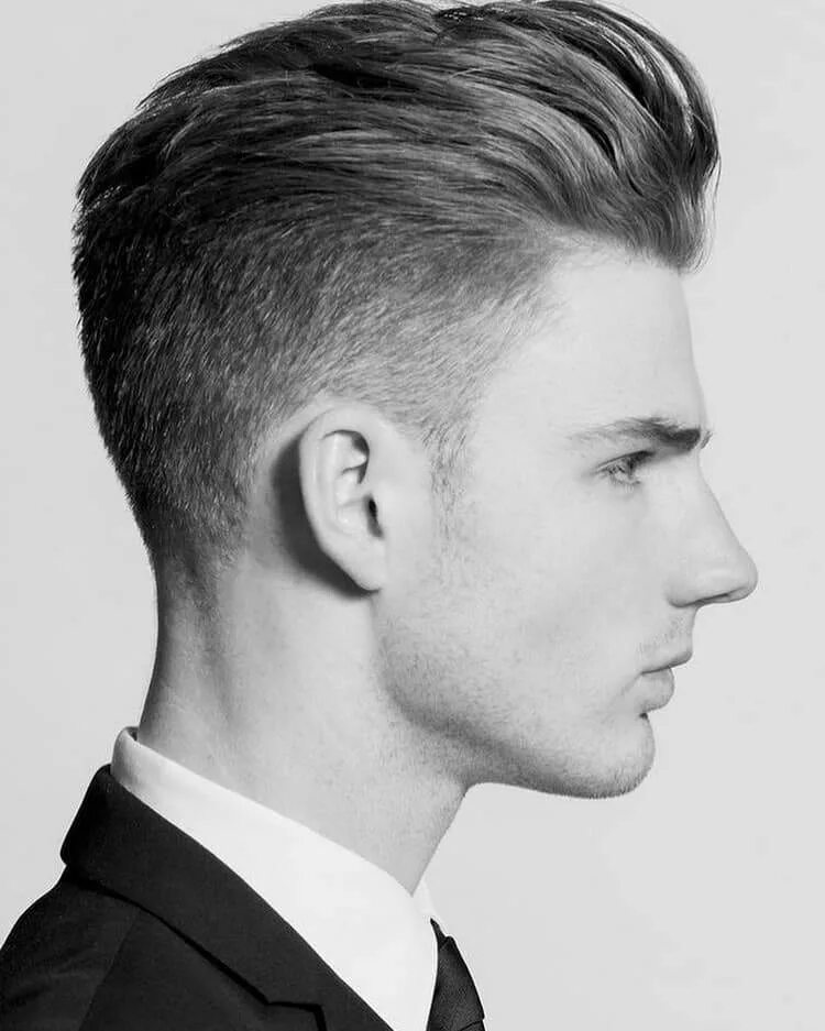 Прическа без боков. Полубокс кропп. Сликбэк андеркат. Прическа без боков. Мужская стрижка короткая с выбритыми висками.