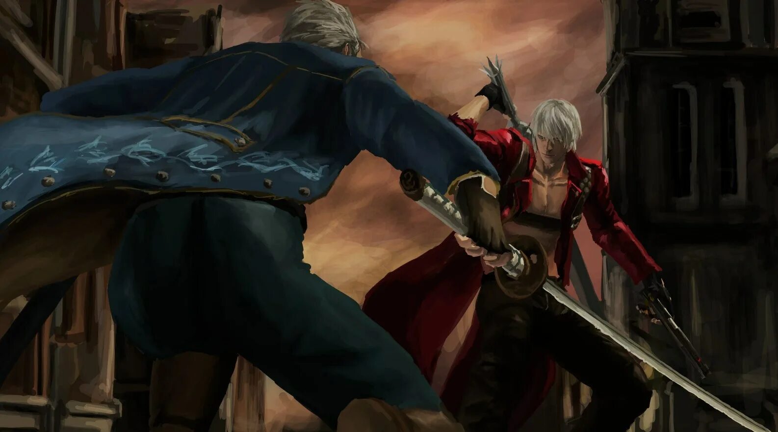 Данте бое. Данте ДМС 3. Dante and Vergil DMC 3. DMC Devil May Cry Вергилий. Данте и Вергилий Devil May Cry 3.