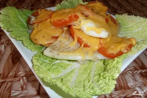 Тилапия в духовке с овощами