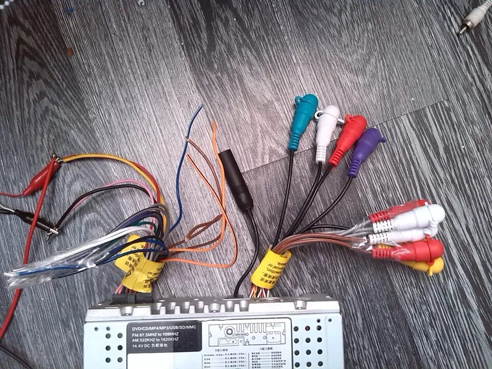 Подключил магнитолу Mystery MMTD-9108S - 9122S - Mitsubishi Lancer IX, 1,5 л, 20