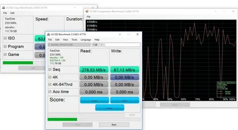 Как проверить чтение и запись ssd