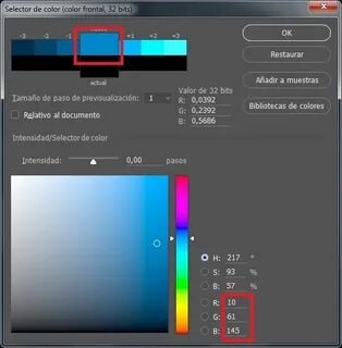 Настройки color