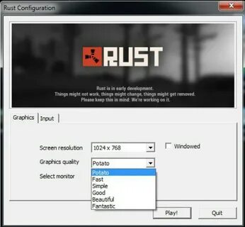 Setting rust