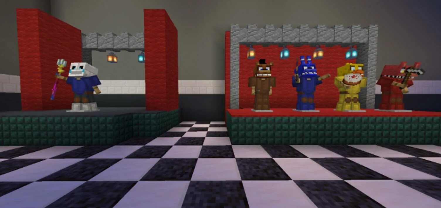 FNAF 1 В МАЙНКРАФТЕ. Minecraft фнаф1. FNAF майнкрафт АНИМАТРОНИКИ. АНИМАТРОНИКИ ФНАФ 1 В майнкрафт. Мод на five nights