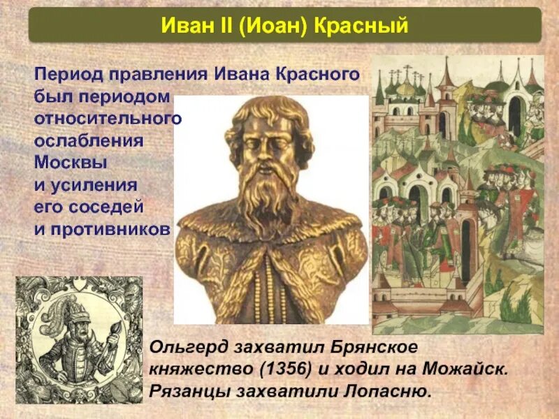 Отражение походов ольгерда на москву князь. Политика князя ольгерда.