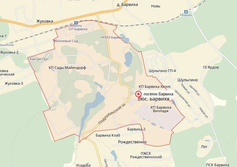 Барвиха где находится