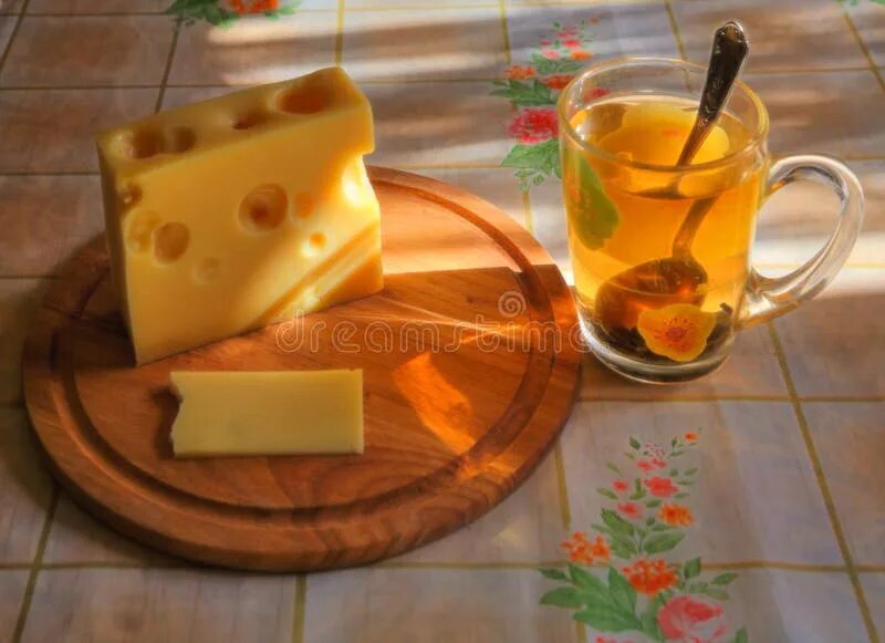 Cup of Coffee with Cheese Biscuit. Stock Photo - Image of bread, glass: 21101836