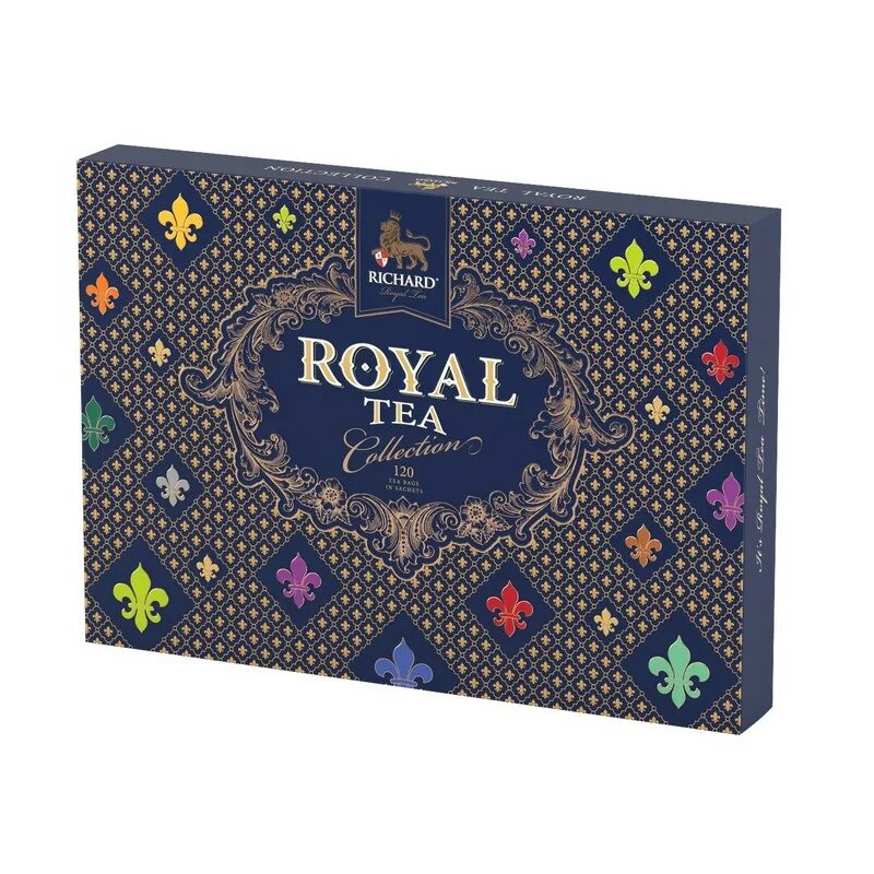 Набор чая Richard Royal Tea collection ассорти 120пак.. Чай ассорти Richard Royal Tea collection в пакетиках 1,92 г х 120 шт.