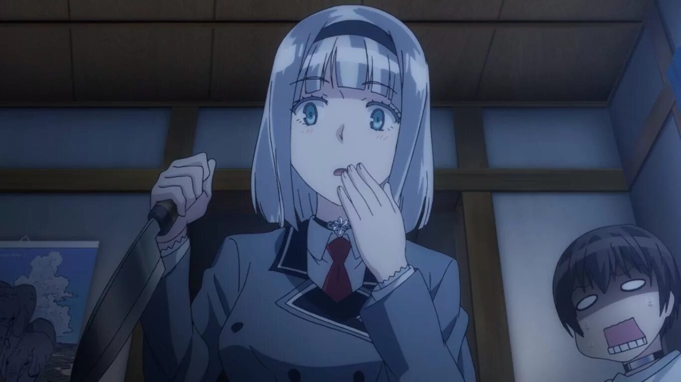 Скучный мир где не существует идеи. Анна нишикиномия. shimoneta anna аниме. мир без похабных шуток анна. анна аниме скучный мир.