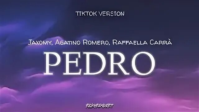 Pedro jaxomy agation. Pedro jaxomy agation