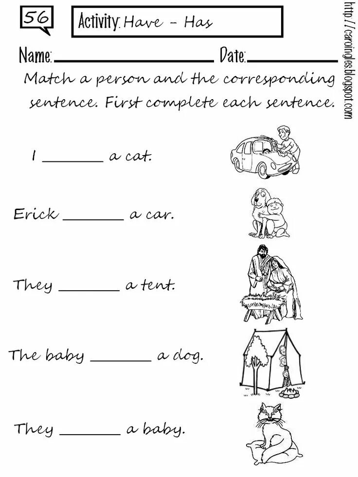Have has elementary. Have has задания для детей. have got has got worksheets 2 класс. have has 2 класс worksheets. have has для детей worksheets.