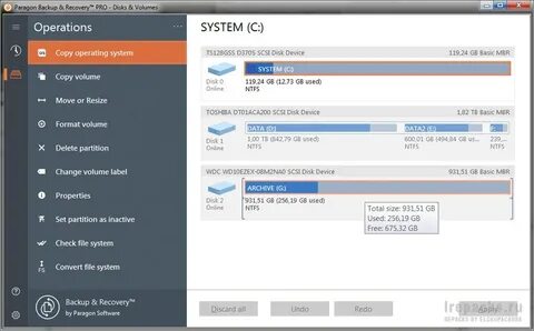 Paragon backup