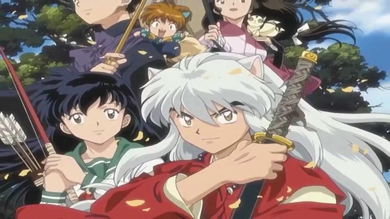 Serie vf. Inuyasha двд диски. Инуяша и велосипед.