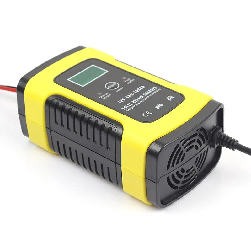 Зарядное для аккумулятора автомобиля и мотоцикла. 12v intelligent pulse repair charger. 12 intelligent pulse repair charger. зарядное устройство для аккумулятора 12 intelligent pulse repair charger. китайское автомобильное зарядное устройство.
