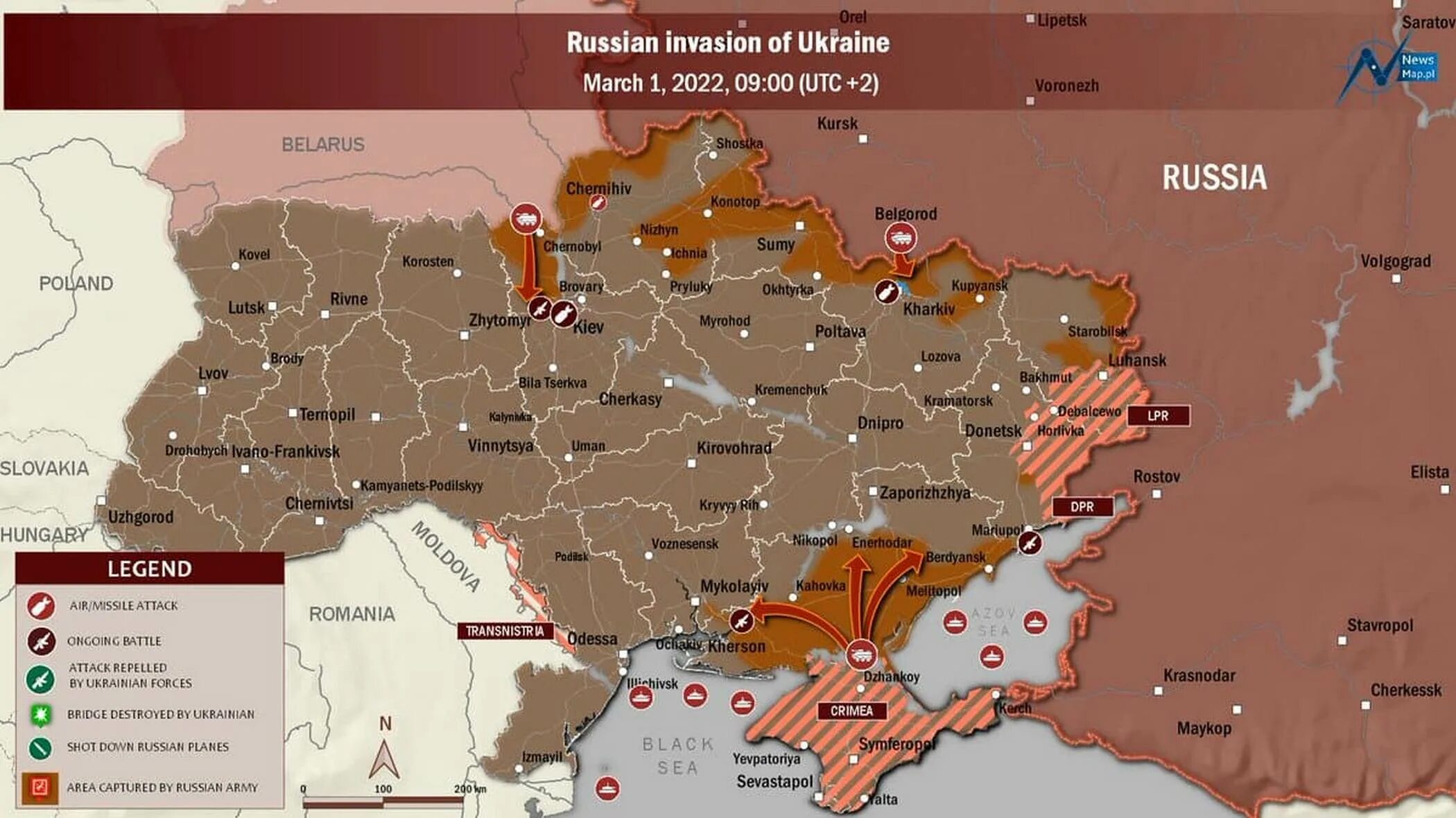 Список погибших на украине февраль 2024. Карта захвата Украины российскими войсками 2022. Каравенных действий на. Украине. Военная карта вторжения России на Украину.