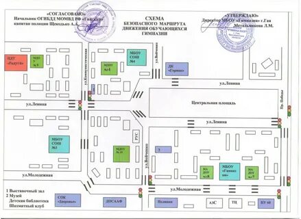 Карта гимназий