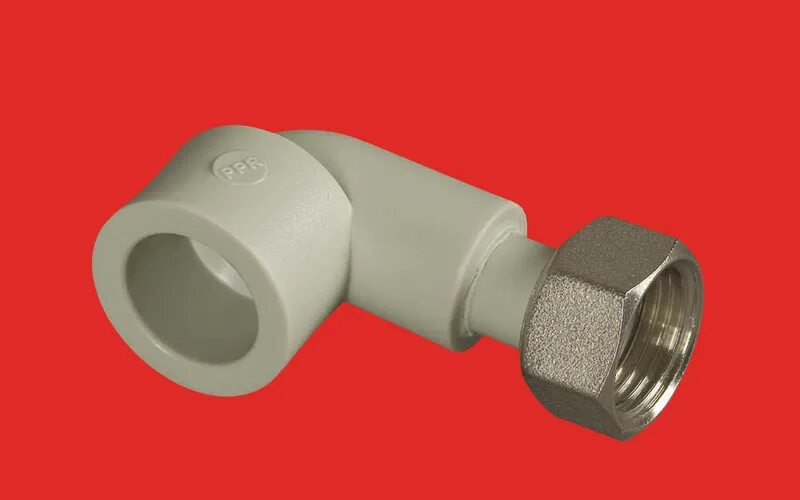 Полипропилен типа 4. Муфта угловая ппр 20-1/2” вр. угольник ppr 90° 20 fv-plast. угол fv-plast 90° 20 мм. полипропиленовый угол с накидной гайкой 20*1/2 вр.