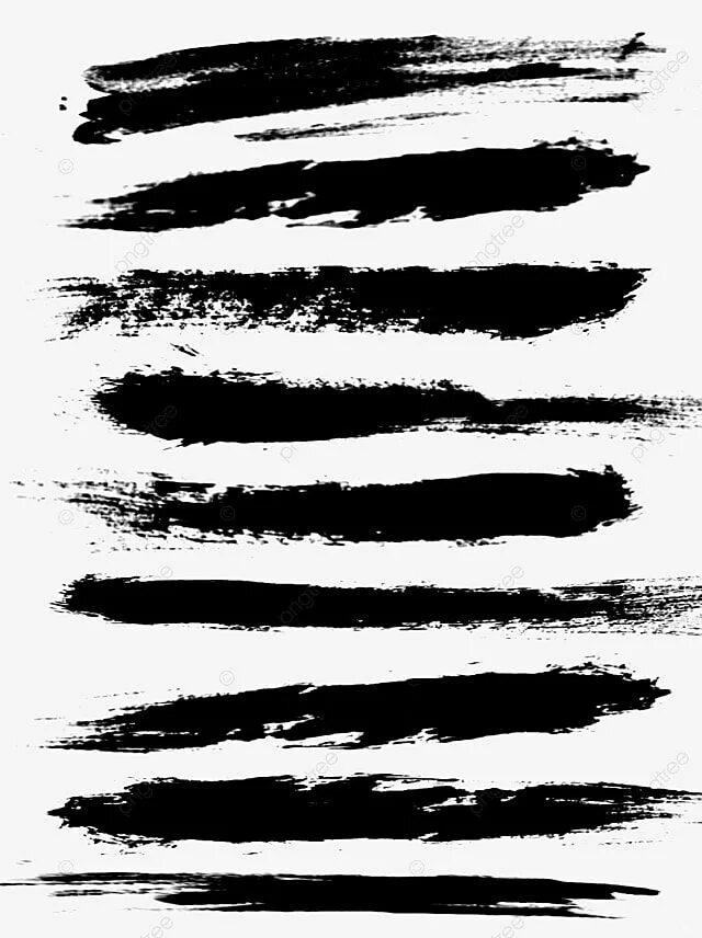Полосы кистью. Неровная линия. Полоса кистью. Полоса кистью. Мазок кисти черный.