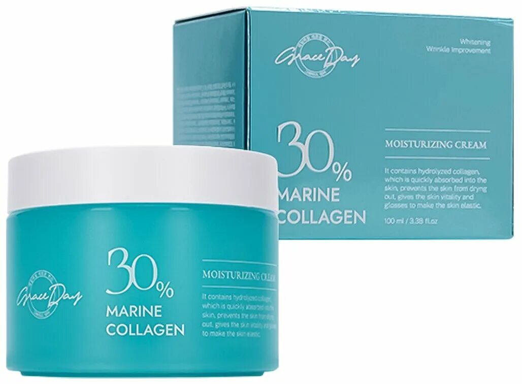 Крем marine collagen. Антивозрастной крем с коллагеном, 50мл, Grace Day. Увлажняющий крем с коллагеном Grace Day 30% Marine Collagen Moisturizing Cream 100 мл. Антивозрастной с морским коллагеном Marine Collagen 30. Grace Day 30% Marine Collagen Cream крем антивозрастной с коллагеном 50мл.