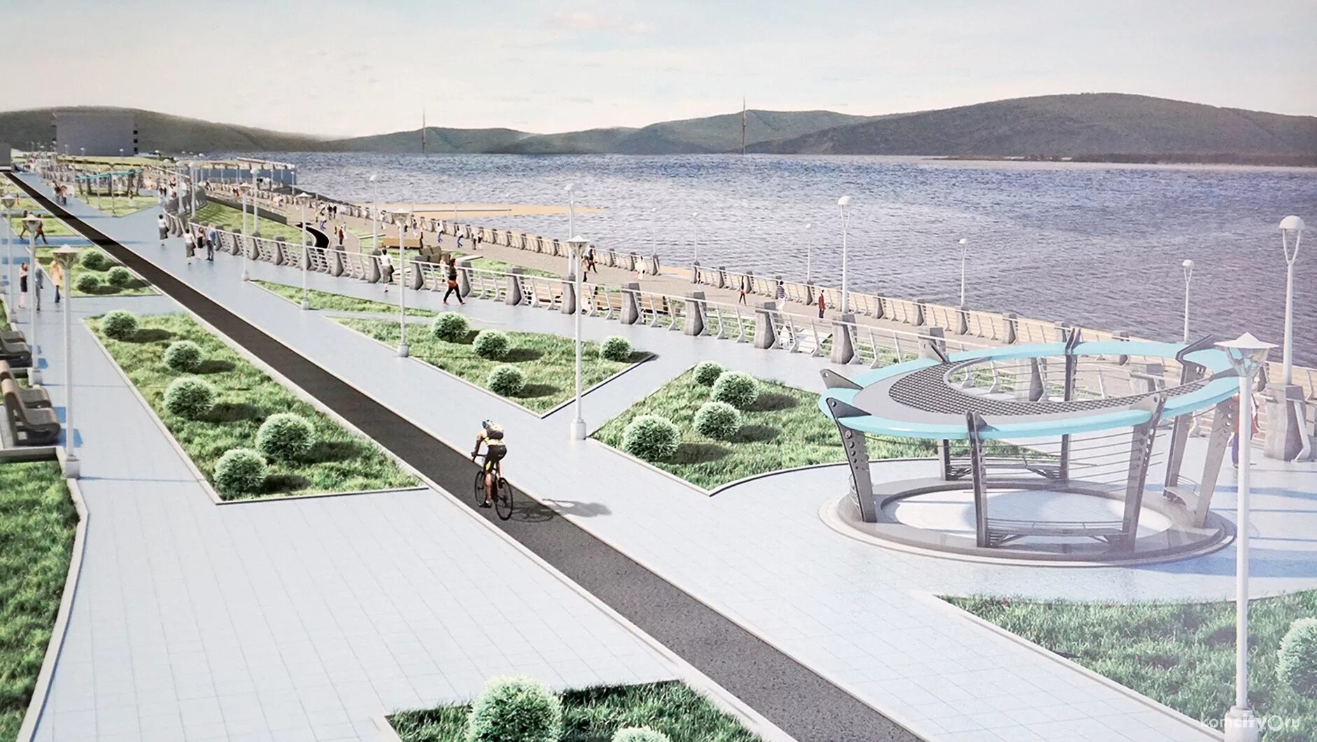 проект побережье. проект побережье. проект пляжа. чайковский город набережная реконструкция. проект городского пляжа.