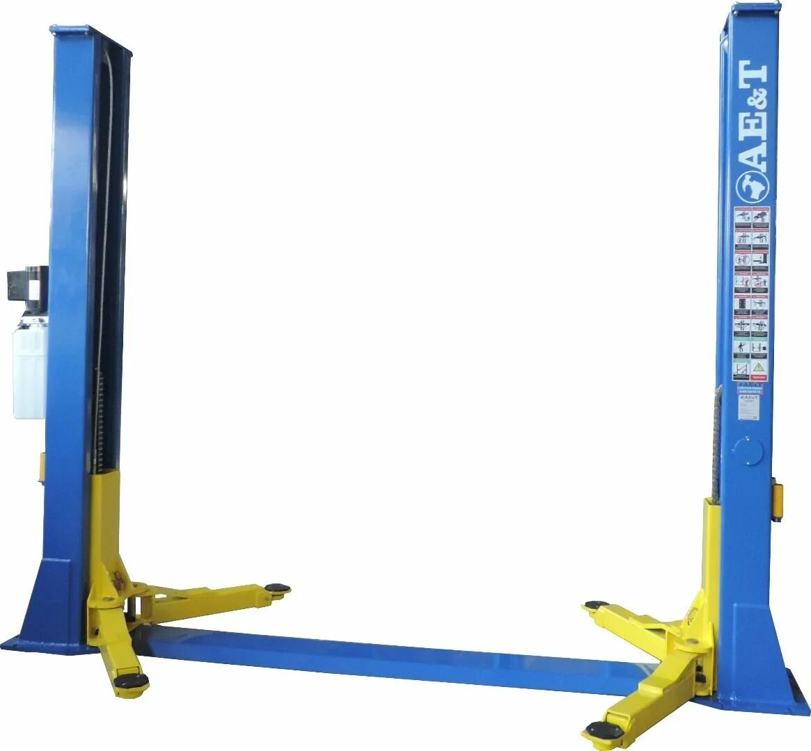 Подъемник ae t. Подъемник 2-стоечный 4т t4 380b с нижней синхронизацией (united hydraulics). подъемник двухстоечный т5.5 ae&amp;t с нижней синхронизацией (380в). автомобильный подъемник ae t 380. подъемник ae&amp;t 2-стоечный 5.5т с нижней синхронизацией t5.5 380.