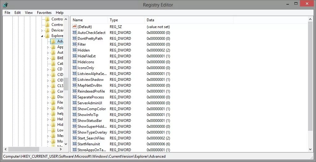 Hkey current user software microsoft windows currentversion