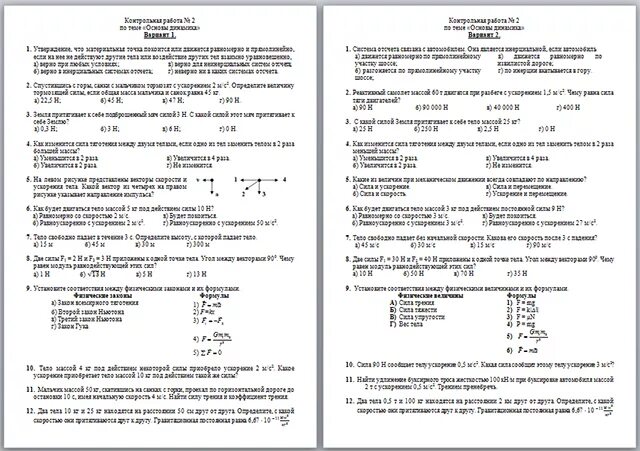 Контрольная работа по физике 9 класс динамика с ответами. Контрольная работа по физике 10 класс динамика. Кр по физике по теме динамика 9 класс. Контрольная по физике 9 класс 2 четверть с ответами.