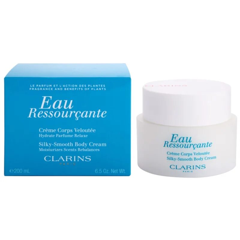 Clarins Eau Ressourcante крем. Clarins крем для тела Ressourcante. Крем кларанс 200 ml Eau Ressourcante. Eau Ressourcante Clarins крем для тела купить. Увлажняющий крем eau