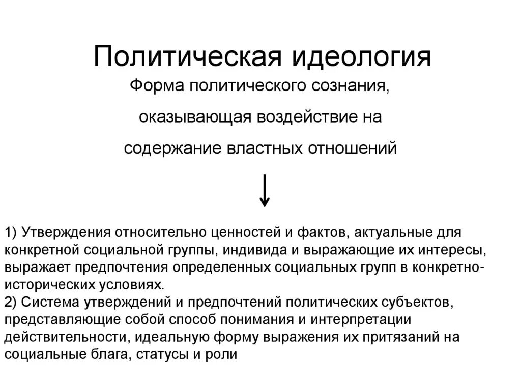 Различия политических идеологий. Политическая идеология. Понятие политической идеологии. Определение политической идеологии. Основные типы политических идеологий.