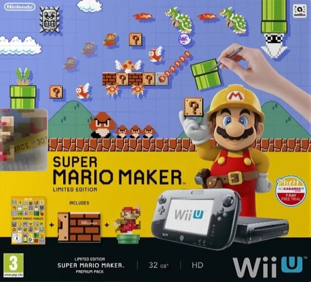 Nintendo Wii u Limited Edition super Mario maker. Super Mario maker Wii u набор. Super Mario maker диск Nintendo Wii u. Super Mario maker 1 for Wii u. Mario maker wii