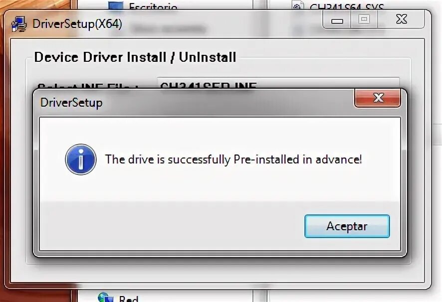 Ch340 драйвер. Ch341ser драйвер. The Drive successfully pre-installed in Advance. Installed successfully перевод.