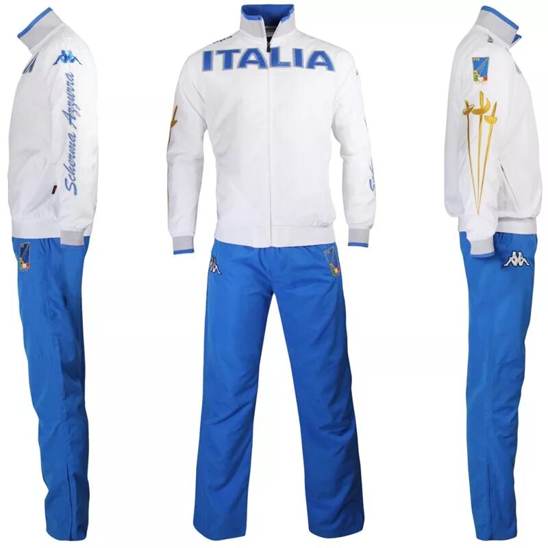 спортивная одежда. одежда волейболиста. Asics tracksuit. мода спорт костюм адидас. костюм каппа ски италия.