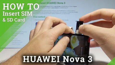 Huawei nova сим карты