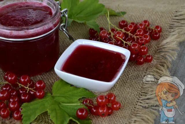 Пюре из смородины. Конфитюр &quot;красная смородина&quot;. варенье из красной смородины. варенье из красных ягод. сок из красной смородины.