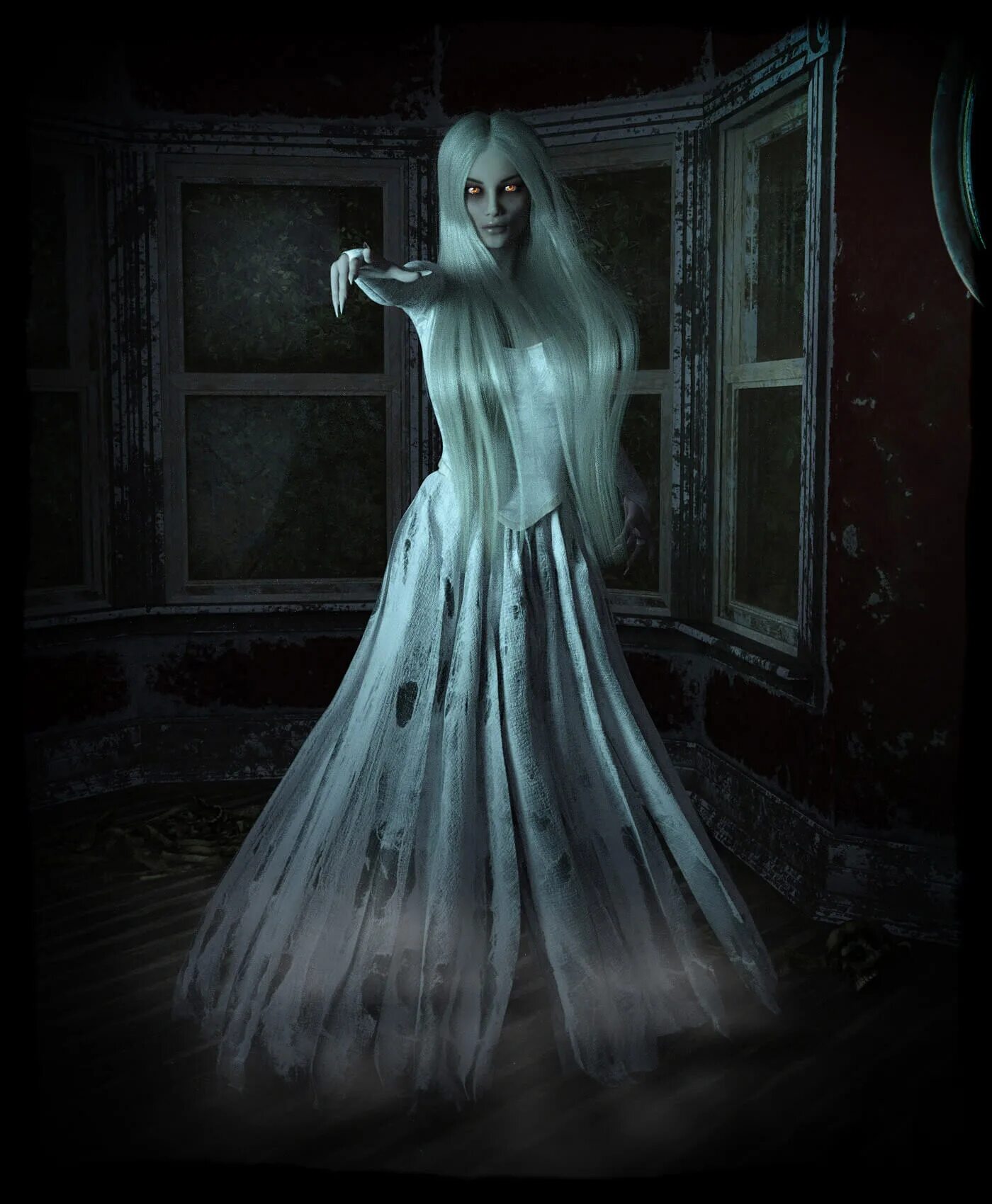 Привидение. Привидение духи. Бааван ши арт. Духи призраки привидения. Девушка призрак.