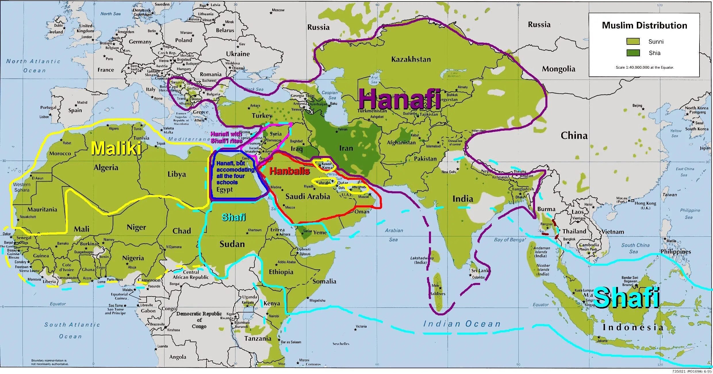 Мазхаб малика. Карта мазхабов в Исламе. Карта распространения мазхабов. Карта распространения Ислама. Распространение ханафитского мазхаба.