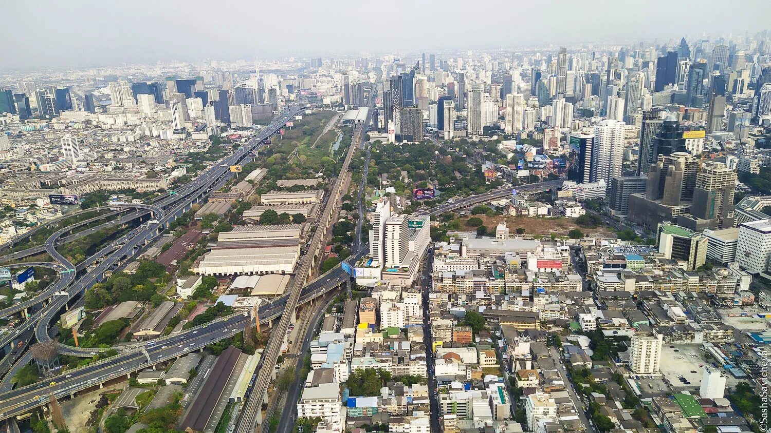 Байок Скай Бангкок. Климат Бангкока. Бангкок пригород. Вид с Baiyoke Sky.