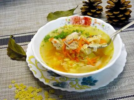 Куриный суп с макаронами