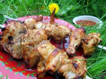 Шашлык с горчицей