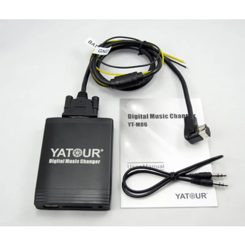 Адаптер Yatour yt-m06 toy2 6+6 для магнитол Toyota Lexus. IP Bus Pioneer СД чейнджер. Yatour Honda. USB SD aux Adapter Audio interface mp3. Ятур адаптер