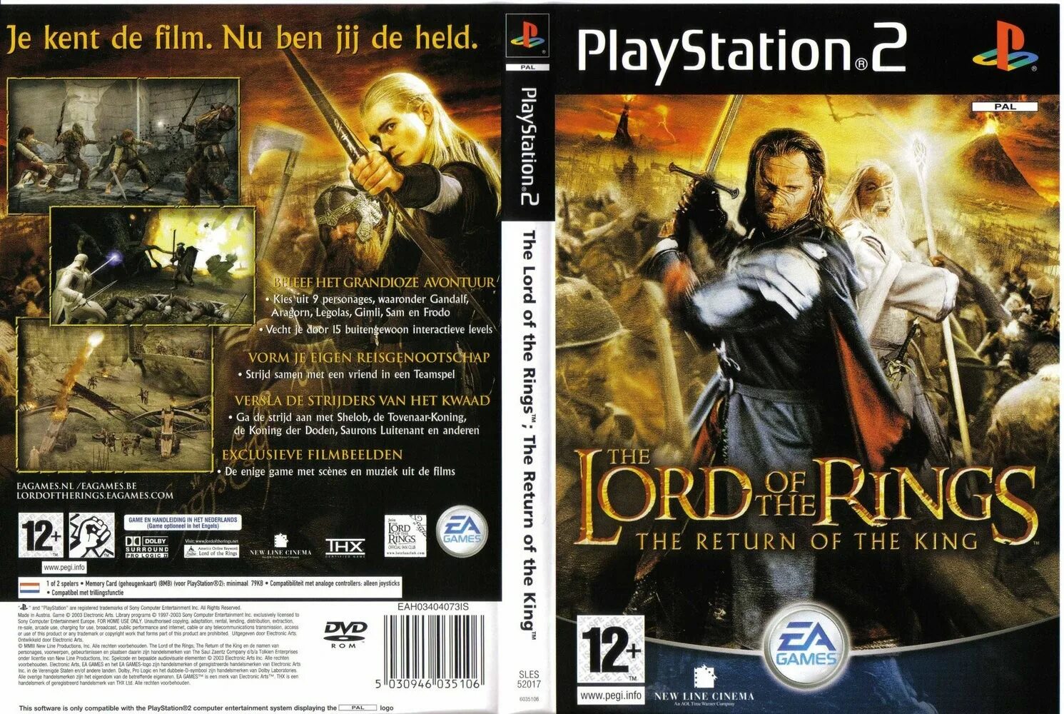 The Return of the King ps2 обложка. Властелин колец содержание