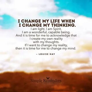 Changing my life
