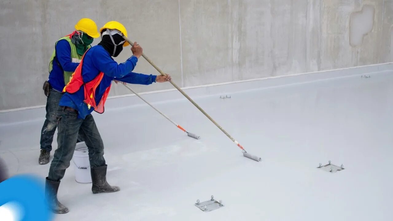 Hydrophobic coating. Резиновая покрытия для асфальта автомобиля. Напыляемая гидроизоляция для кровли. Waterproof concrete. Полимочевина нанесение.