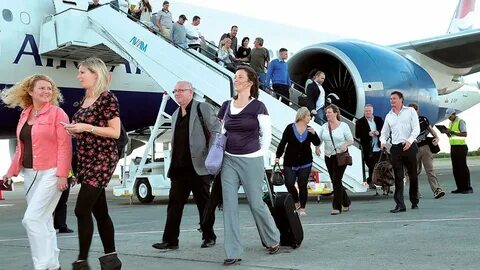 When the second group of tourists arrive