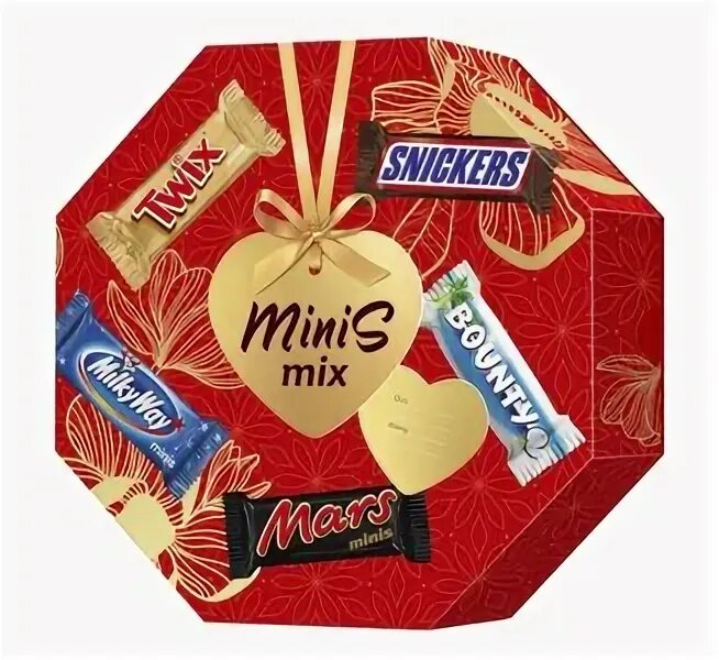 нгподарок minis centerp box 352г к уп марс. марс конфета. набор подарочный minis mix 262г. конфеты ассорти микс. набор подарочный minis mix 262г.