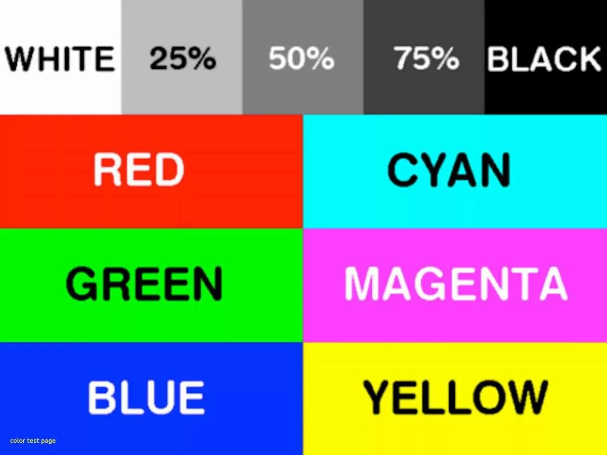 Цвета для принтера. Тестирование цветов принтера. Тест цвета принтера. Цвета для печати принтера.
