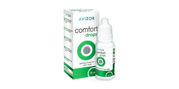 Капли Авизор комфорт Дропс. Увлажняющие капли Avizor Comfort Drops. Авизор комфорт Дропс капли глазные, 15 мл Авизор. Капли Avizor Comfort Drops капли глазные для контактных линз.